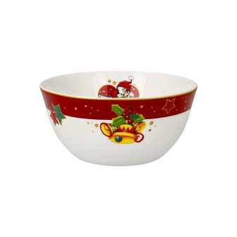 Goebel - Mary Engelbreit | Kom Home Sweet Home | Schaal - porselein - 15cm - Kerst