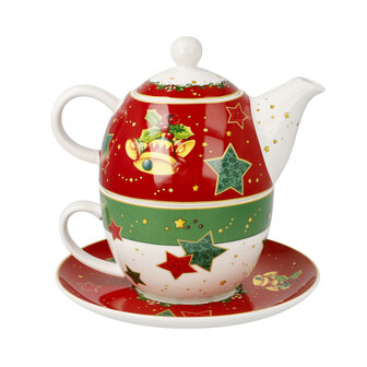 Goebel - Mary Engelbreit | Theepot Tea for One Home Sweet Home | Porselein - theekan - 350ml