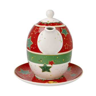 Goebel - Mary Engelbreit | Theepot Tea for One Home Sweet Home | Porselein - theekan - 350ml