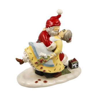 Goebel - Mary Engelbreit | Decoratief beeld Home Sweet Home | Aardewerk - 19cm - kerst