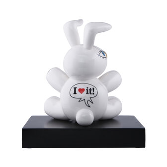 Goebel - Mauro Bergonzolis | Decoratief beeld Magic Bunny | Porselein - 29cm - met echt goud - Limited Edition