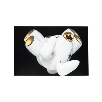 Goebel - Mauro Bergonzolis | Decoratief beeld Magic Bunny | Porselein - 29cm - met echt goud - Limited Edition