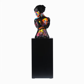 Goebel - Lana Frey | Decoratief beeld Fire in the Belly | Porselein - 50cm - Limited Edition - met echt goud