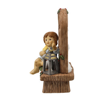 Goebel - Nina &amp; Marco | Decoratief beeld / figuur Engel Sterrennacht| Porselein - 14cm - Limited Edition