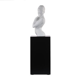 Goebel - Lana Frey | Decoratief beeld Fire in the Belly Wit | Porselein - 50cm - Limited Edition