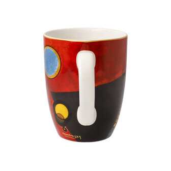 Goebel - Wassily Kandinsky | Koffie / Thee Mok Zwaar rood | Beker - porselein - 400ml