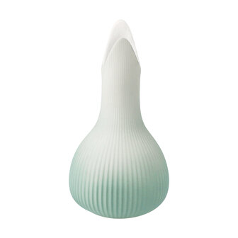 Goebel - Studio 8 | Vaas Raindrop Mint | Porselein - 15cm