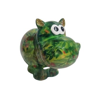 Pomme Pidou Spaarpot Wildlife 004 Nijlpaard Regular (15cm - Keramiek)