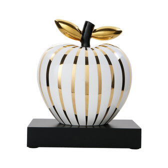 Goebel - Studio 8 | Decoratief beeld Appel - Golden Sunlight | Porselein - 28cm - Limited Edition