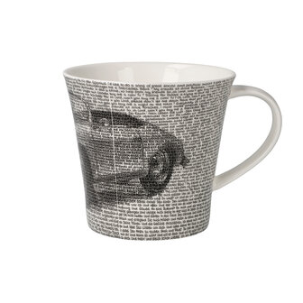 Goebel - Saxa | Koffie / Thee Mok Porsche 356 Black | Beker - porselein - 350ml