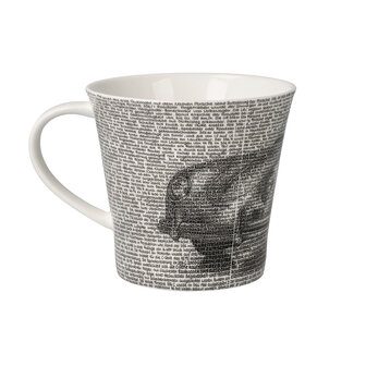 Goebel - Saxa | Koffie / Thee Mok Porsche 356 Black | Beker - porselein - 350ml