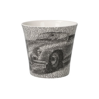 Goebel - Saxa | Koffie / Thee Mok Porsche 356 Black | Beker - porselein - 350ml