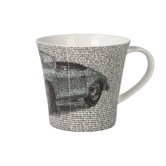 Goebel - Saxa | Koffie / Thee Mok Porsche 356 Green | Beker - porselein - 350ml