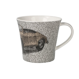 Goebel - Saxa | Koffie / Thee Mok Porsche 356 Orange | Beker - porselein - 350ml