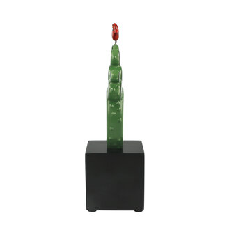 Goebel - James Rizzi | Decoratief beeld Cactus in Texas | Porselein - 22cm - cactus