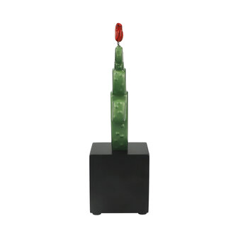 Goebel - James Rizzi | Decoratief beeld Cactus in Texas | Porselein - 22cm - cactus