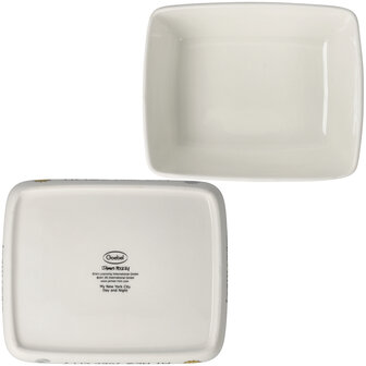 Goebel - James Rizzi | Botervloot My New York City | Porselein - bewaardoos - 14cm