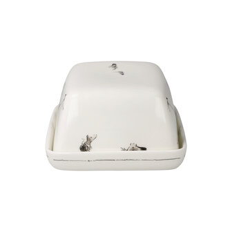 Goebel - Peter Schnellhardt | Botervloot Lunchpauze | Porselein - bewaardoos - 14cm
