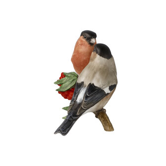 Goebel - Vogels | Decoratief beeld Paartje goudvinken | Porselein - 23cm - 2025