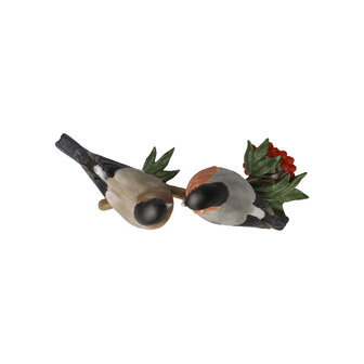 Goebel - Vogels | Decoratief beeld Paartje goudvinken | Porselein - 23cm - 2025