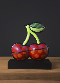 Goebel - Romero Britto | Decoratief beeld Cherries | Porselein - 33cm - 2025 - Limited Edition