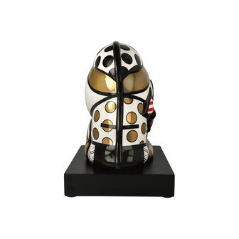 Goebel - Romero Britto | Decoratief beeld Hond Goud | Porselein - 30cm - 2025 - Limited Edition