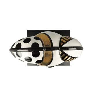 Goebel - Romero Britto | Decoratief beeld Hond Goud | Porselein - 30cm - 2025 - Limited Edition