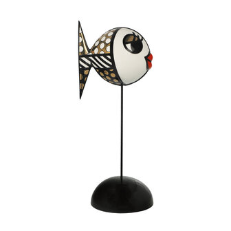 Goebel - Romero Britto | Decoratief beeld Golden Deeply in Love 2 | Porselein - 28cm - 2025