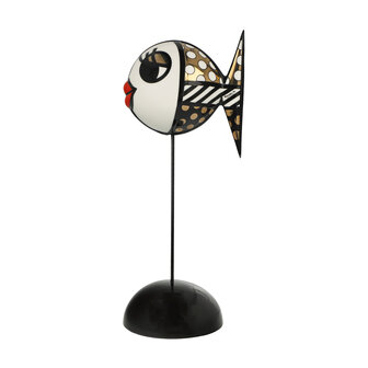 Goebel - Romero Britto | Decoratief beeld Golden Deeply in Love 2 | Porselein - 28cm - 2025