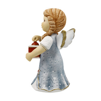 Goebel - Nina &amp; Marco | Decoratief beeld Engel Pittige koffiegeur | Porselein - 10cm - 2025