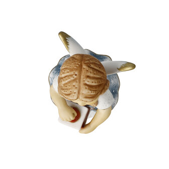 Goebel - Nina &amp; Marco | Decoratief beeld Engel Pittige koffiegeur | Porselein - 10cm - 2025