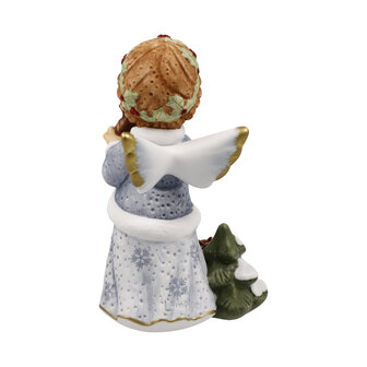 Goebel - Nina &amp; Marco | Decoratief beeld Engel Vlotte bezoekers | Porselein - 10cm - 2025 - Limited edition
