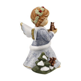 Goebel - Nina &amp; Marco | Decoratief beeld Engel Vlotte bezoekers | Porselein - 10cm - 2025 - Limited edition