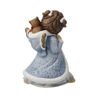 Goebel - Nina &amp; Marco | Decoratief beeld Engel Spinnende metgezel | Porselein - 10cm - 2025