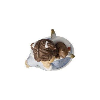 Goebel - Nina &amp; Marco | Decoratief beeld Engel Spinnende metgezel | Porselein - 10cm - 2025