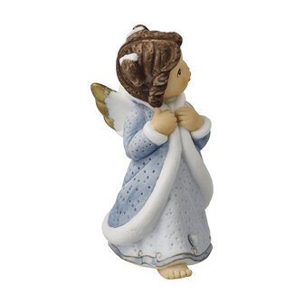 Goebel - Nina &amp; Marco | Decoratief beeld Engel Spinnende metgezel | Porselein - 10cm - 2025