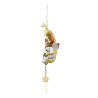 Goebel - Nina &amp; Marco | Decoratief beeld Hangend ornament Devotional Evening | Porselein - 10cm - 2025