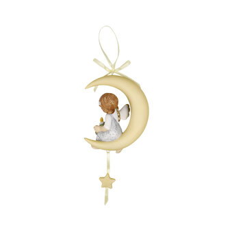 Goebel - Nina &amp; Marco | Decoratief beeld Hangend ornament Devotional Evening | Porselein - 10cm - 2025