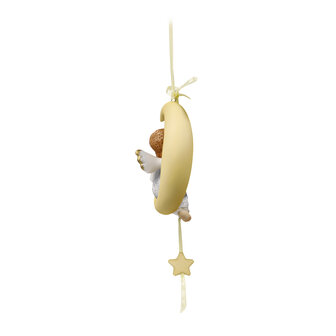 Goebel - Nina &amp; Marco | Decoratief beeld Hangend ornament Devotional Evening | Porselein - 10cm - 2025
