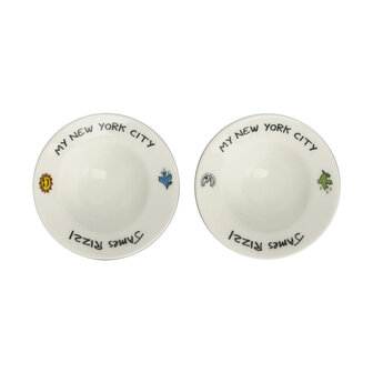 Goebel - James Rizzi | Eierdopjes set My New York City - 2 stuks | Porselein