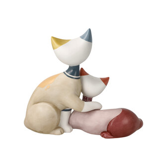 Goebel - Rosina Wachtmeister | Decoratief beeld Vivien e Peppie | Porselein - 16cm - 2025 - Limited Edition
