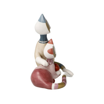 Goebel - Rosina Wachtmeister | Decoratief beeld Vivien e Peppie | Porselein - 16cm - 2025 - Limited Edition