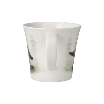 Goebel - Vogels | Koffie / Thee Mok Vogel van het Jaar 2024 Kievit | Beker - porselein - 350ml - 2 stuks
