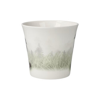 Goebel - Vogels | Koffie / Thee Mok Vogel van het Jaar 2024 Kievit | Beker - porselein - 350ml - 2 stuks