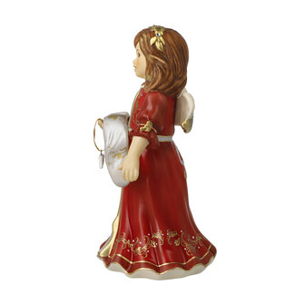 Goebel - Kerst | Decoratief beeld Engel - jaarlijkse engel 2025 | Aardewerk - 16cm - Limited Edition