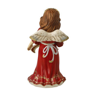 Goebel - Kerst | Decoratief beeld Engel - jaarlijkse engel 2025 | Aardewerk - 16cm - Limited Edition