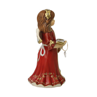 Goebel - Kerst | Decoratief beeld Engel - jaarlijkse engel 2025 | Aardewerk - 16cm - Limited Edition