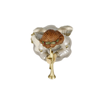 Goebel - Kerst | Decoratief beeld Engel Vrome trompettist | Aardewerk - 20cm - 2025