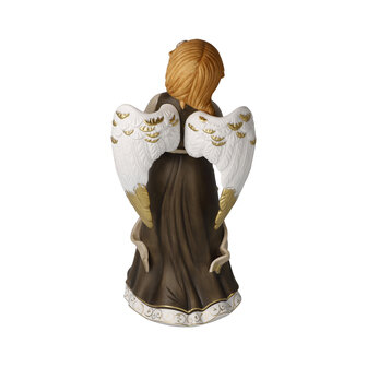 Goebel - Kerst | Decoratief beeld Engel Verbonden in hart | Porselein - 29cm - 2025