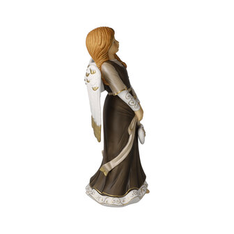 Goebel - Kerst | Decoratief beeld Engel Verbonden in hart | Porselein - 29cm - 2025